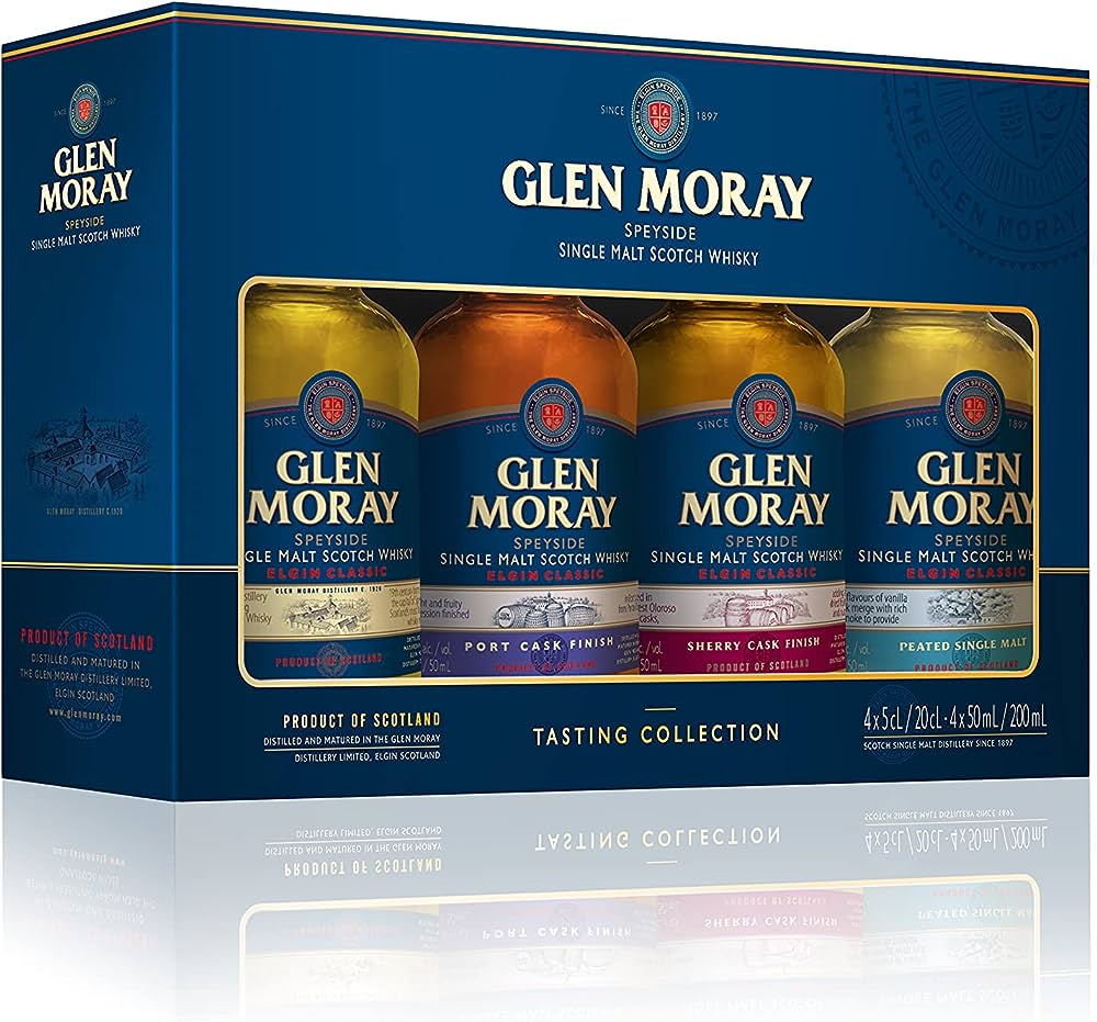 COFFRET GLEN MORAY 4 MINIATURES